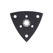 Schleifplatte gelocht